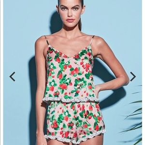 Fleur du mal silk set size s new with tags